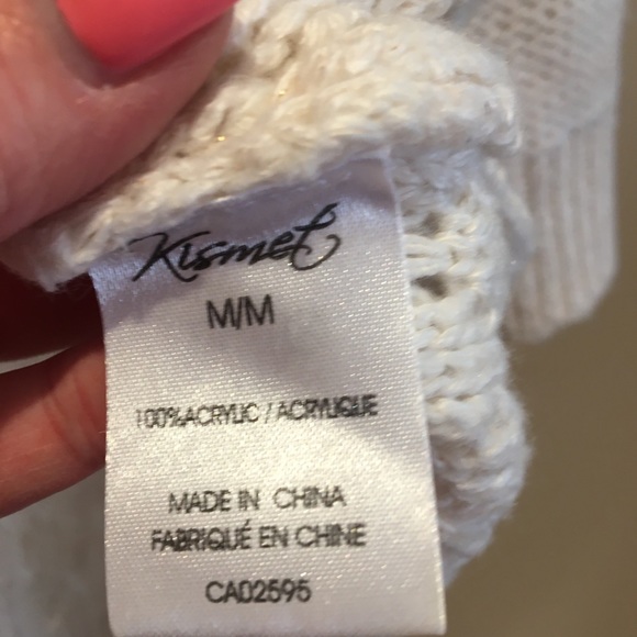 Kismet ivory sweater medium - Picture 4 of 6